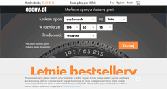 Desktop Screenshot of opony.pl