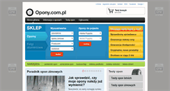 Desktop Screenshot of opony.com.pl