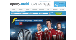 Desktop Screenshot of opony.mobi